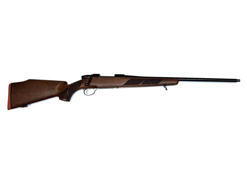 Buy 22-250 Sako 75 Hunter Blued Wood in NZ New Zealand.