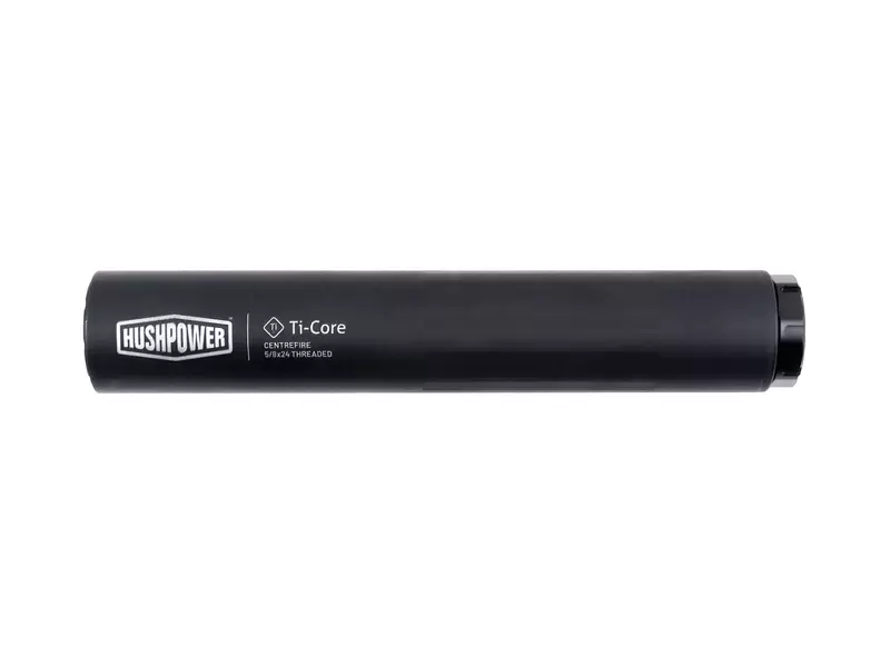 Buy Second Hand Hush Power Centrefire 30 Cal Silencer Titanium Core 5/8x24 in NZ New Zealand.