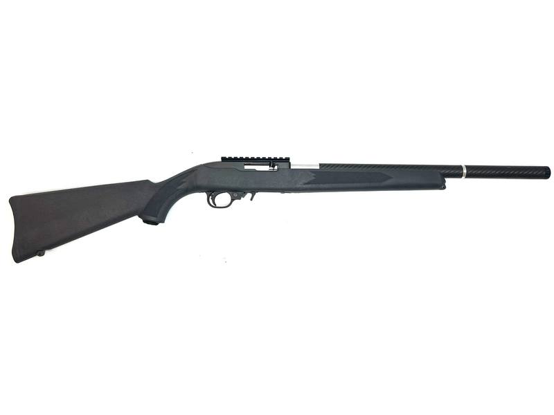 Buy 22 Ruger 10/22 Carbon Synthetic with Carbon Full Barrel Silencer in NZ New Zealand.