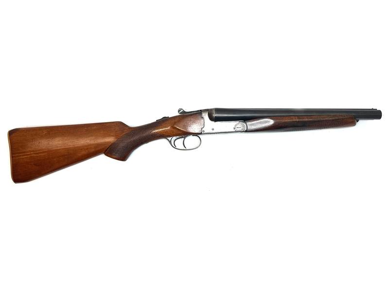 Buy 12ga Armas Side by Side Blued Wood 13" Cylinder in NZ New Zealand.