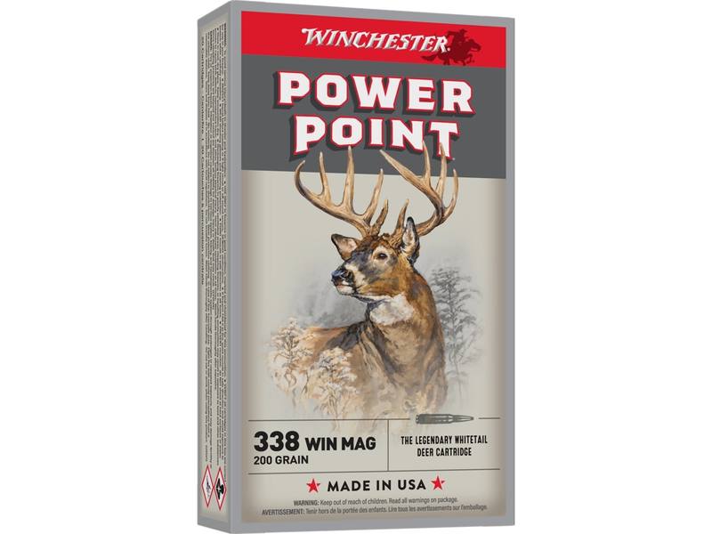 Buy 338 Winchester Magnum Power Point 200gr in NZ New Zealand.