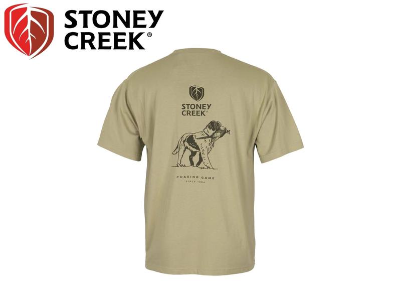 Buy Stoney Creek Chasing Game Retrieve T-Shirt Eucalyptus in NZ New Zealand.