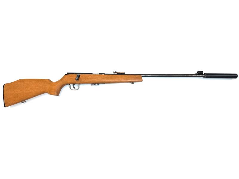 Buy 22 Voere Bolt Action Blued Wood 20" with Silencer in NZ New Zealand.