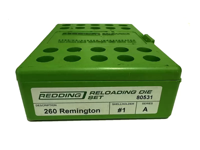 Buy Second Hand Redding 2 Die Set 260REM Full Length Series A in NZ New Zealand.