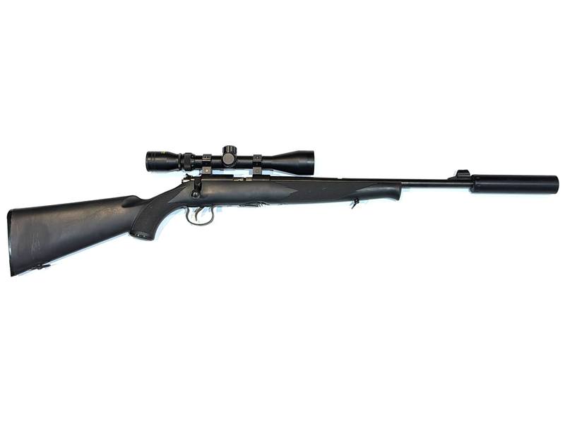 Buy 22 Outdoor Arms JW15 Blued Synthetic with Scope and Silencer in NZ New Zealand.