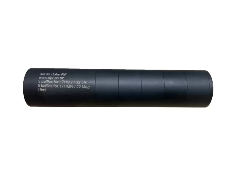 Buy Second Hand DPT Rimfire Muzzle Forward 22Cal Silencer M18x1 in NZ New Zealand.