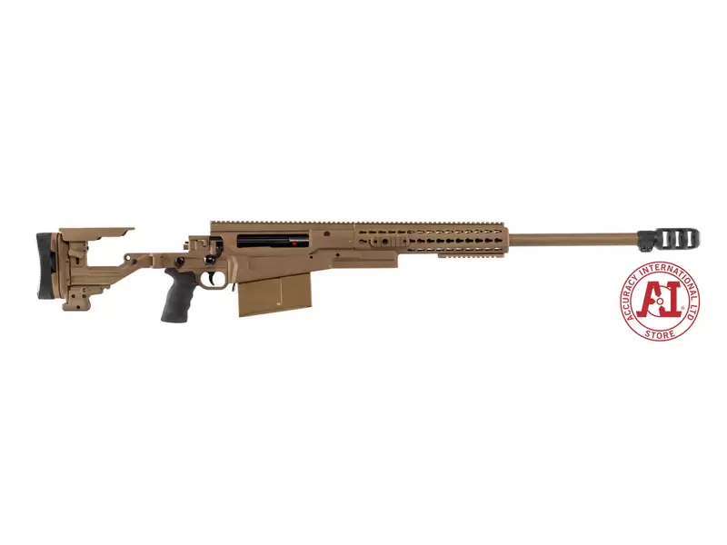 Buy 50 BMG Accuracy International AX50 ELR Flat Dark Earth 27" Threaded in NZ New Zealand.