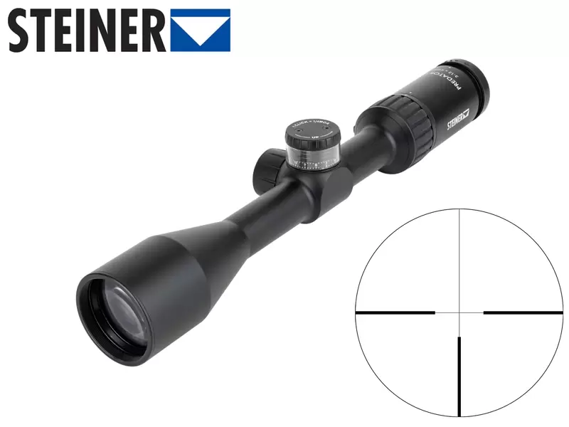 Buy Steiner Scope Predator Lite 3-12x44 4A Reticle Ballistic Turret with CCW in NZ New Zealand.