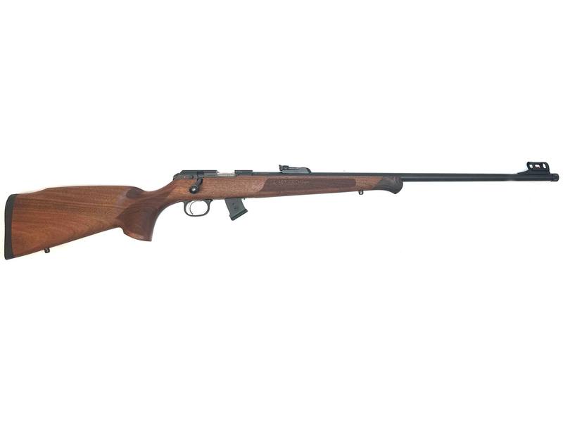 Buy 22 CZ 457 Premium Blued Walnut Threaded in NZ New Zealand.