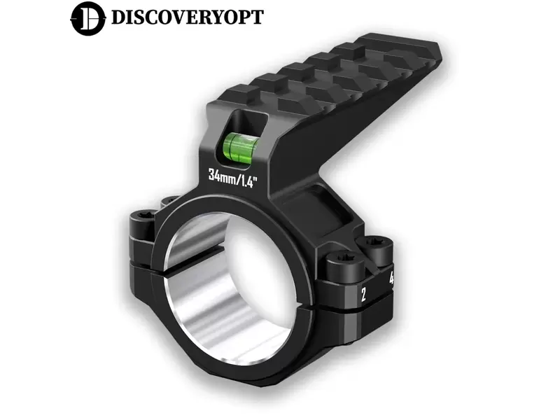Buy DiscoveryOpt 6061 Series Aluminum Scope Rings - Bubble Level & Picatinny Rail | 30/34MM-Fits 0.85-inch Bases in NZ New Zealand.
