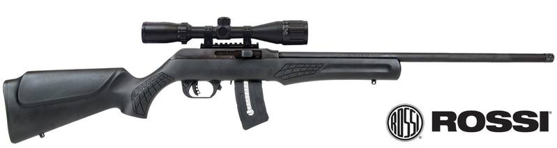 Buy 22-MAG Rossi 7122M Blued Synthetic 21" Threaded *Choose Scope Package in NZ New Zealand.