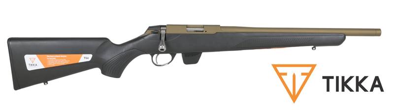 Buy 22 Tikka T1X MTR Bronze Cerakote 16" Threaded in NZ New Zealand.