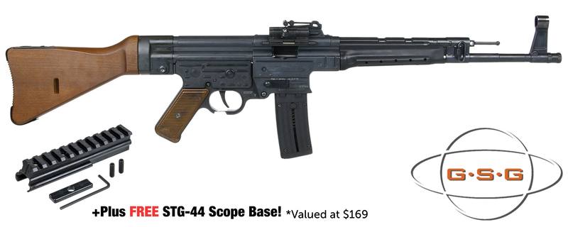 Buy 22 GSG STG-44 with Wood Grips 10-Shot Magazine *Free Scope Base in NZ New Zealand.