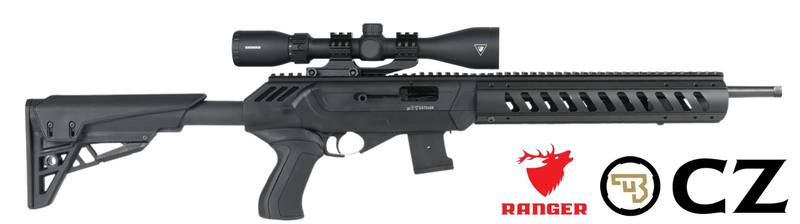 Buy 22 CZ 512 Tactical 16.5" with Adjustable Stock Ranger 3-9x42 Scope in NZ New Zealand.