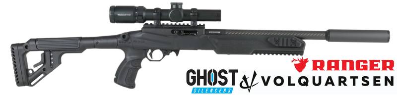 Buy 22 Volquartsen Competition 10/22 FAB Defense 13" with Ranger 1-8x24i & Silencer in NZ New Zealand.