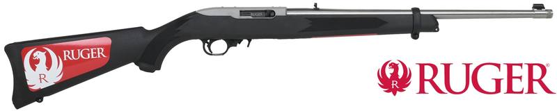Buy 22 Ruger 10/22 Stainless 18.5" Threaded with Sights in NZ New Zealand.