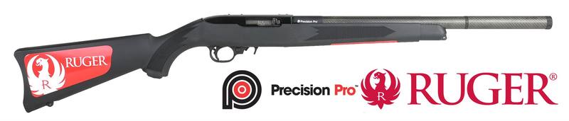 Buy 22 Ruger 10/22 Precision Pro Tension Barrel with Full Barrel Silencer 13" Threaded in NZ New Zealand.