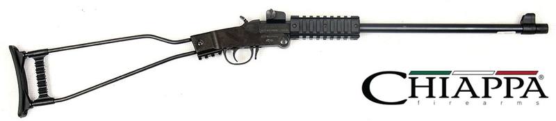 Buy .22LR Chiappa Little Badger Single Barrel Foldable Rifle, Threaded in NZ New Zealand.