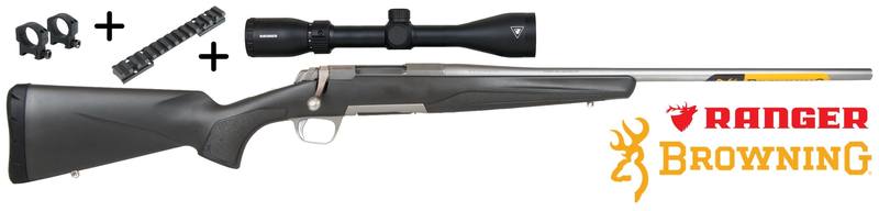 Buy 223 Browning X-Bolt Stalker NDT Stainless | with Ranger 3-9x42 in NZ New Zealand.