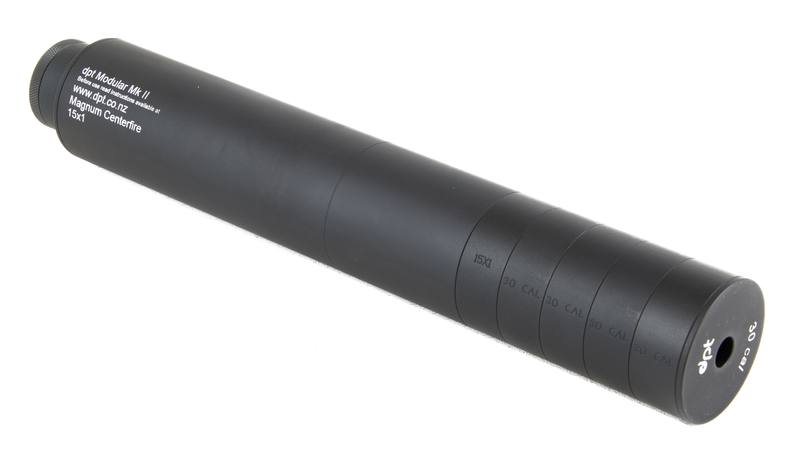 Buy DPT 30 Cal Magnum Over Barrel Silencer M15x1 in NZ New Zealand.