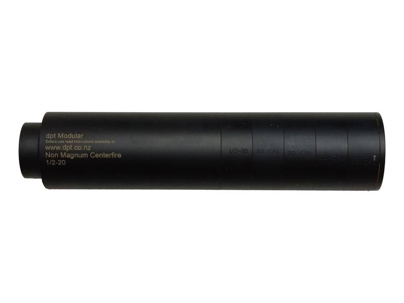 Buy Secondhand DPT 30 Cal Centerfire Over Barrel 1/2x20 Thread Silencer in NZ New Zealand.