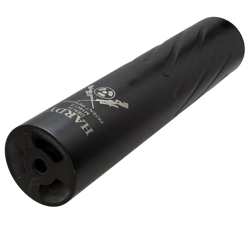Buy Secondhand Hardy Centerfire 7mm Gen 4 M14x1 Thread Silencer in NZ New Zealand.
