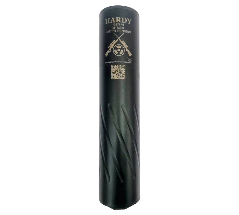 Buy Secondhand Hardy Centerfire 30 Cal GEN 6 M14x1 Thread Silencer in NZ New Zealand.