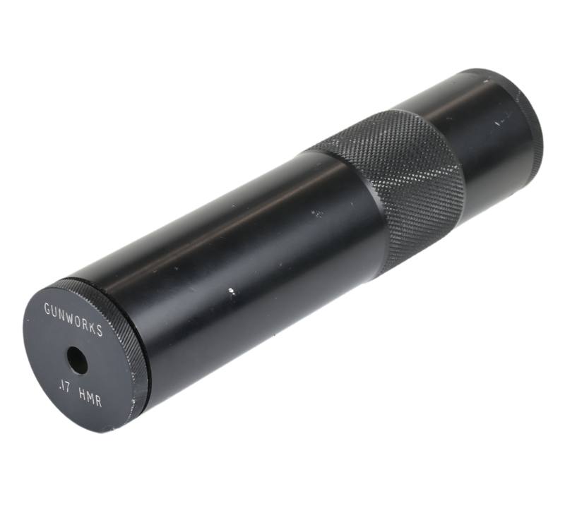 Buy Secondhand Gunworks 17Cal Rimfire Muzzle Forward Silencer 1/2x20 in NZ New Zealand.