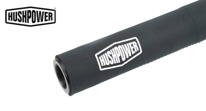 Buy Hushpower Neoprene Silencer Cover Black in NZ New Zealand.