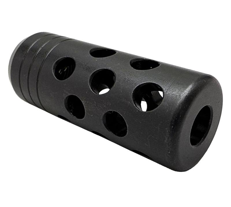 D-TAC1 Muzzle Brake 1/2x28 - Fits .22LR .22WMR .223 22-250 - Gunbloke.com GB29