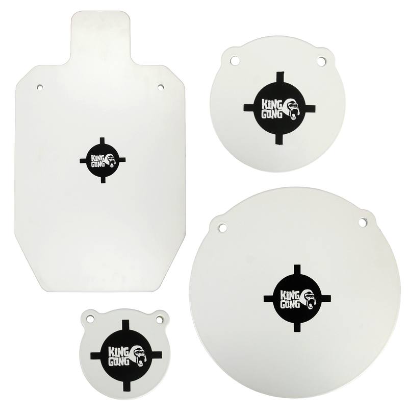 Buy King Gong AR500 Steel Gong Target 4-Piece Set in NZ New Zealand.