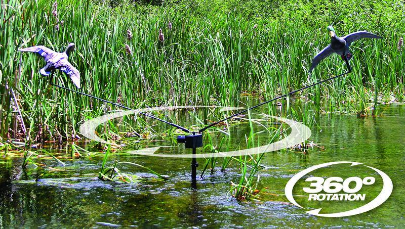 Buy Terminator Twin Tornado Decoy Machine with Two Flying Mallard Decoys in NZ New Zealand.