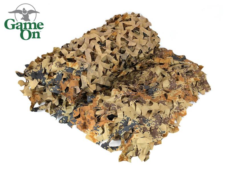 Buy Game On Camo Net Stubble Tan - 3 x 2.4m in NZ New Zealand.