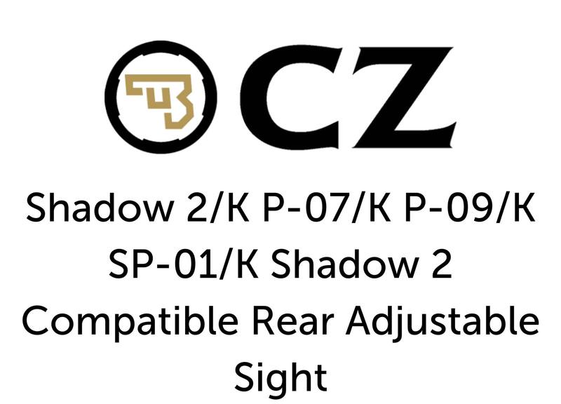 Buy CZ Shadow 2/K P-07/K P-09/K SP-01/K Shadow 2 Rear Adjustable Sight in NZ New Zealand.