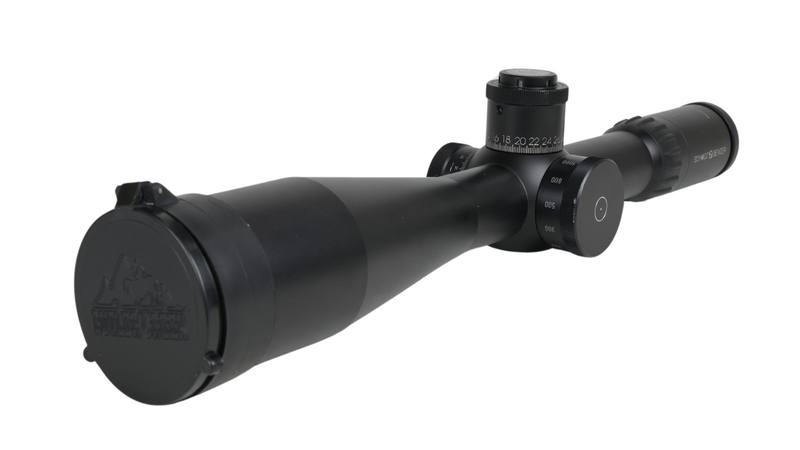 Buy Second Hand Schmidt & Bender PM II Scope 12-50x56 P4F Reticle Multi Turn .25CM Turret in NZ New Zealand.