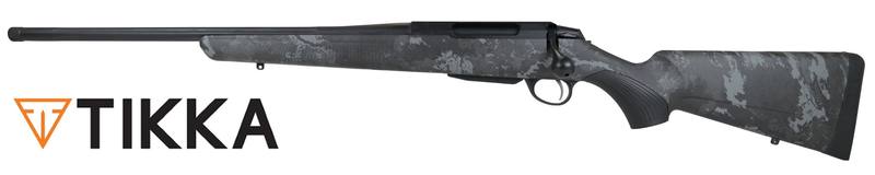 Buy Tikka T3X Blackout Veil Camo Cerakote Fluted & Threaded Barrel Left Handed in NZ New Zealand.
