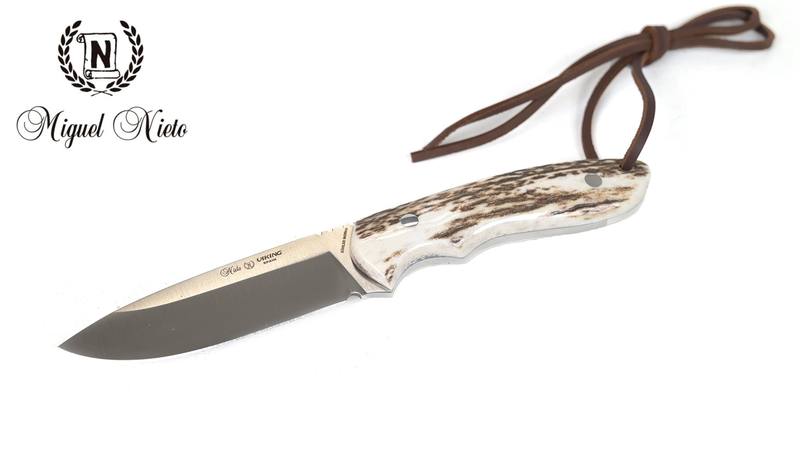 Buy Miguel Nieto Fixed Knife Viking Stag Handle in NZ New Zealand.