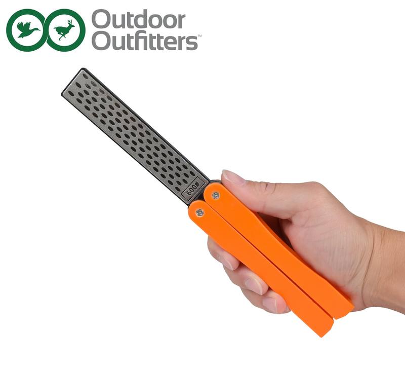 Buy Outdoor Outfitter Double Sided Folding Sharpener | Orange in NZ New Zealand.