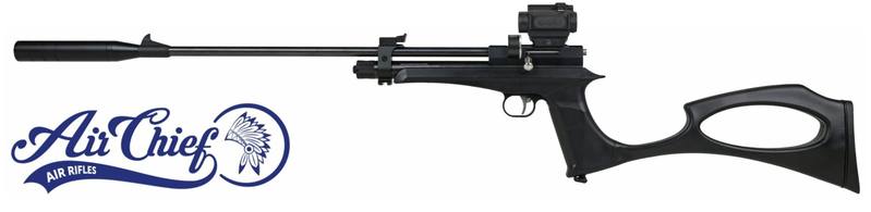 Buy .22 Air Chief Rapid Repeater Co2 Tac Air Rifle with Red Dot in NZ New Zealand.