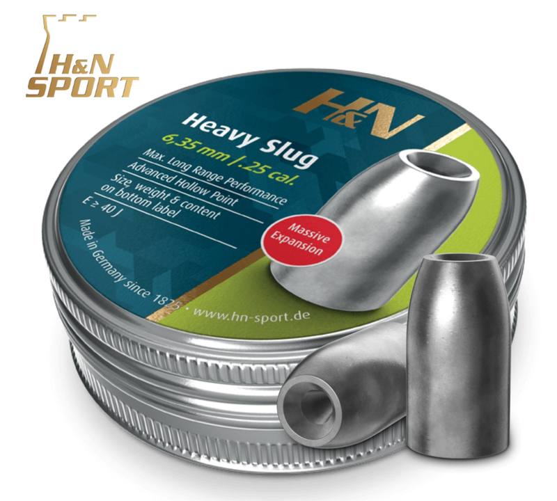 Buy H&N .25 Heavy Slug Hollow Point 38gr Pellets in NZ New Zealand.