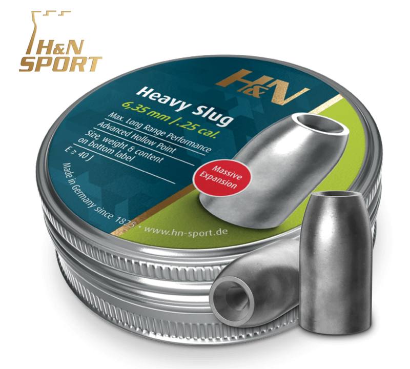 Buy H&N .25 Heavy Slug Hollow Point 46gr Pellets in NZ New Zealand.