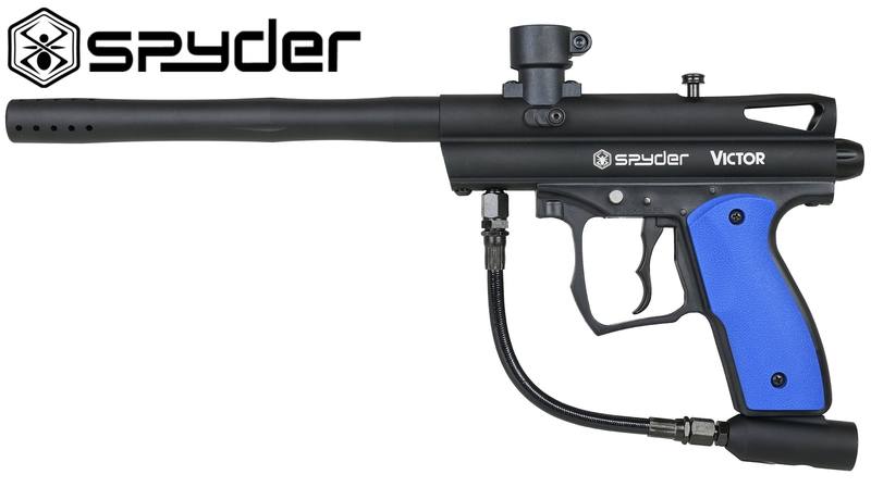 Buy Spyder Victor Paintball Gun | Blue Grips in NZ New Zealand.