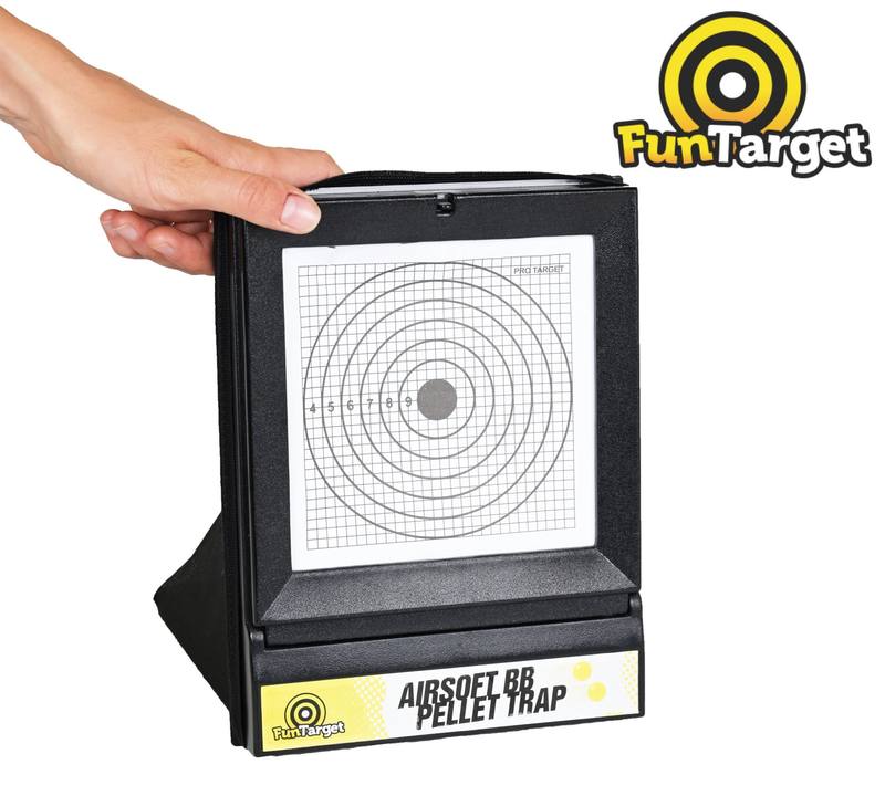 Buy Fun Target Free Standing Airsoft BB Trap & Target Holder in NZ New Zealand.