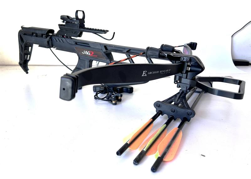 Buy Secondhand EK Jag 2 Pro Crossbow & Red Dot Sight: 175lbs in NZ New Zealand.