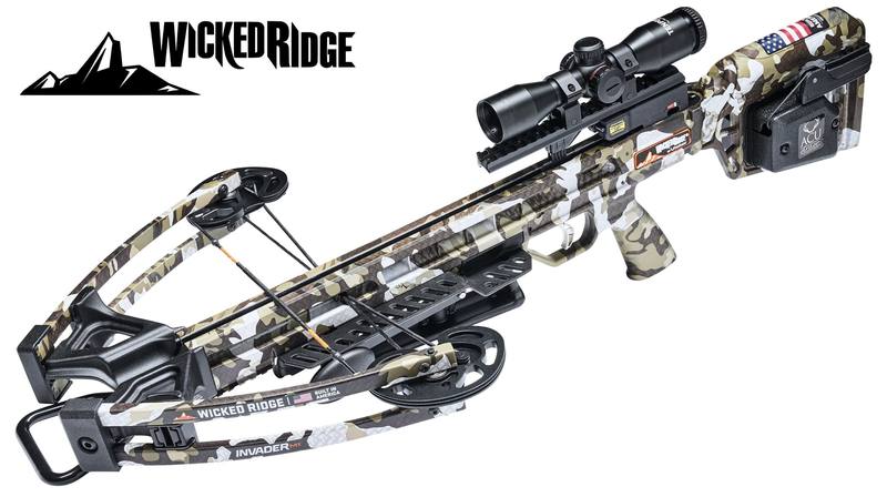 Buy Wicked Ridge Invader M1 Crossbow with Pro-View Scope | 390 fps in NZ New Zealand.
