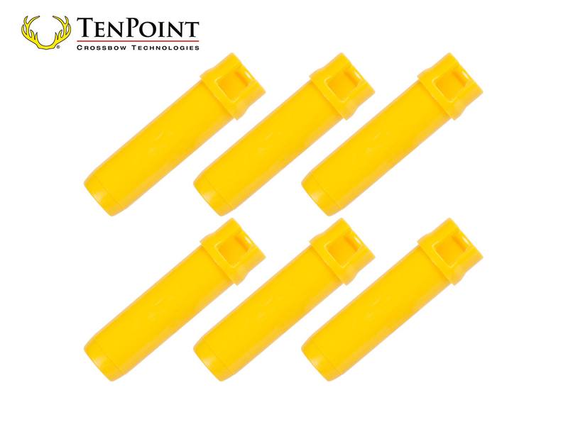 Buy TenPoint Replacement Alpha-Brite Pro Elite Nock Receiver Yellow 6 Pack in NZ New Zealand.