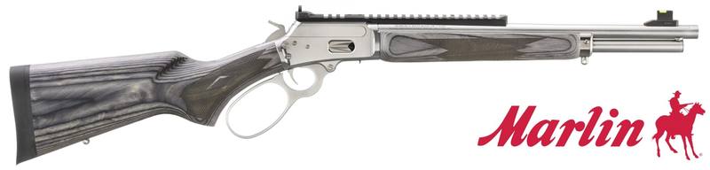 Buy 44 Rem Mag Marlin SBL 1894 Stainless Steel / Gray Laminate: 16.1" Threaded in NZ New Zealand.