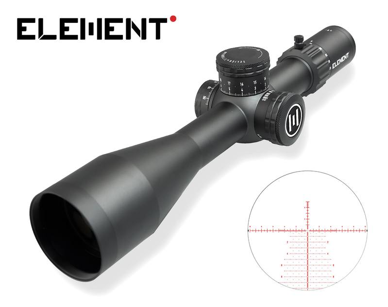Buy Element Theos 6-36x56 Scope FFP APR-2D MRAD Illuminated Reticle | Grey in NZ New Zealand.