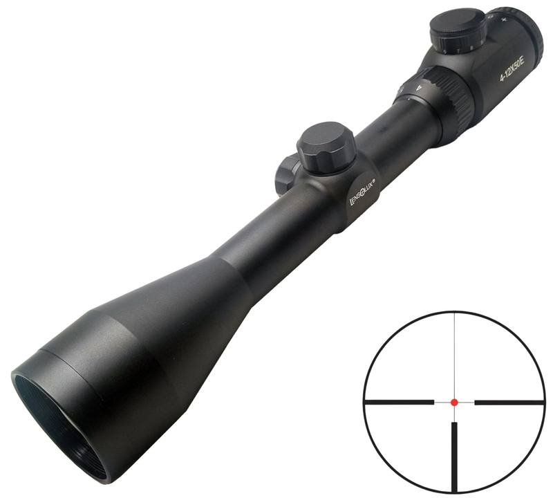 Buy Secondhand Lensolux 4-12x50E 30mm German #4 Illuminated Reticle in NZ New Zealand.