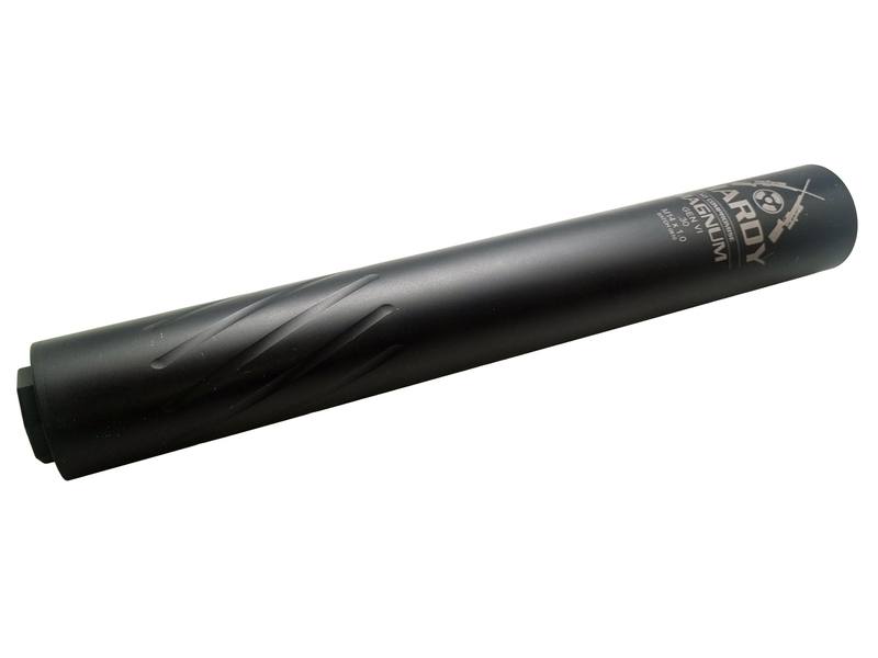 Buy Secondhand Hardy Centerfire 30 Cal Magnum Gen 6 M14x1 Thread Silencer in NZ New Zealand.